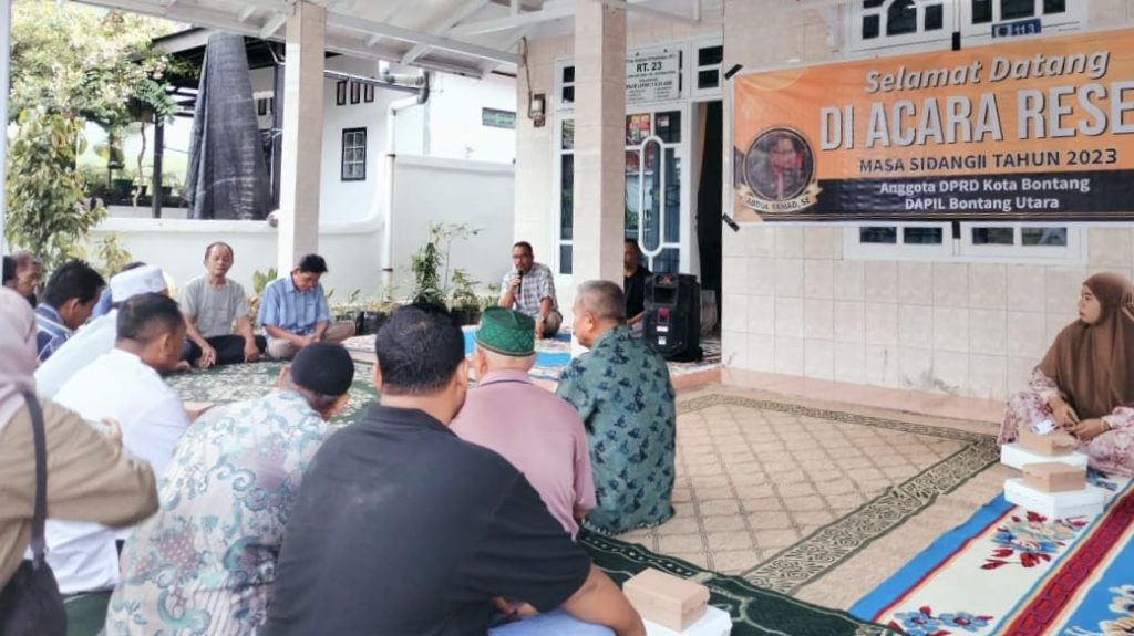 Gelar Reses, Abdul Samad Tampung Aspirasi Warga Soal Perbaikan Jalan, penerangan, dan Banjir