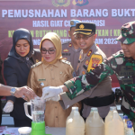 Polres Bontang Musnahkan BB