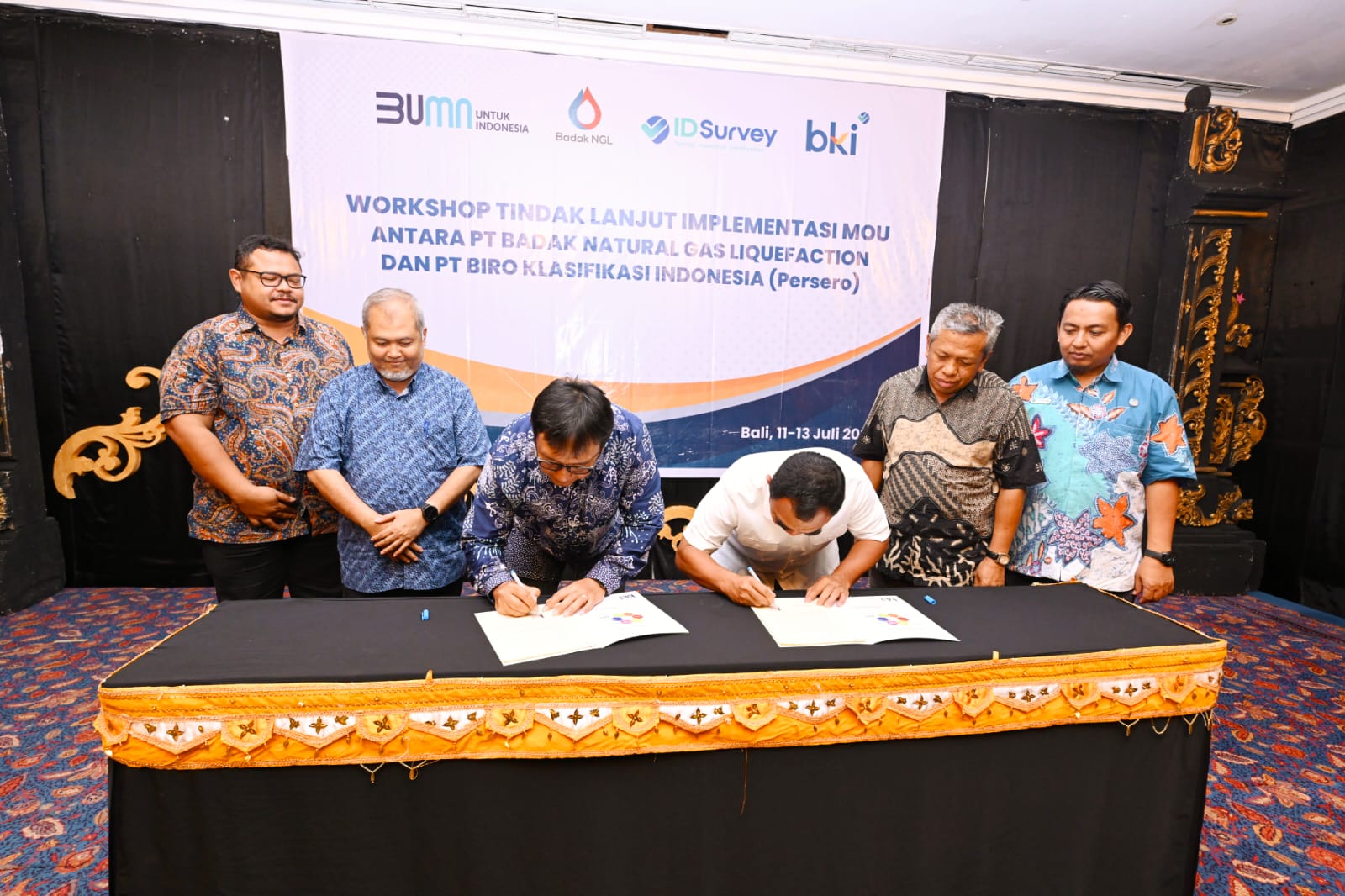 Badak LNG dan Biro Klasifikasi Indonesia Tandatangani Head of Agreement