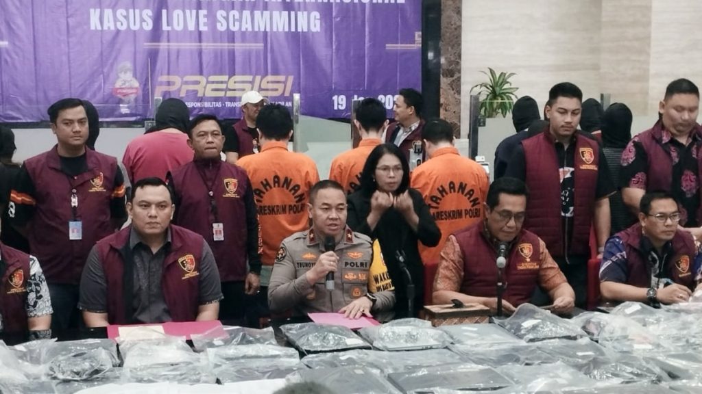 Bareskrim Bongkar Penipuan Love Scamming, Tersangka Raup Hingga Rp50 M Sebulan
