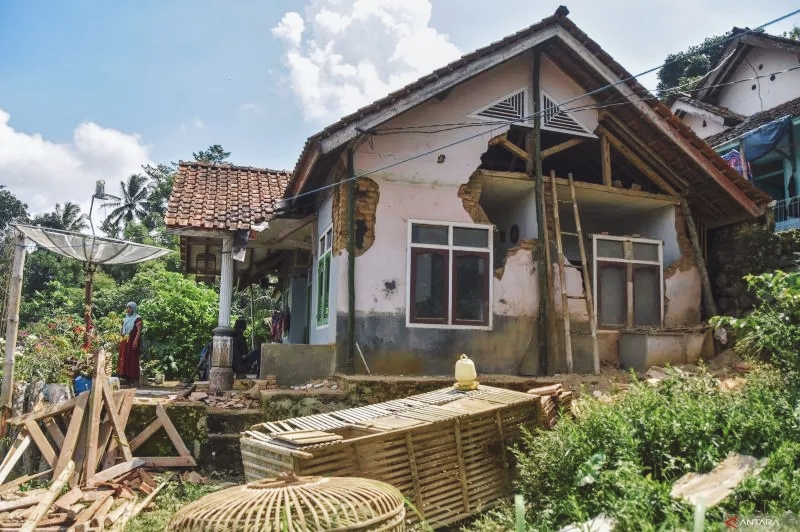 Gempa M 6,2 Garut: 110 Rumah Rusak, 75 KK Terdampak