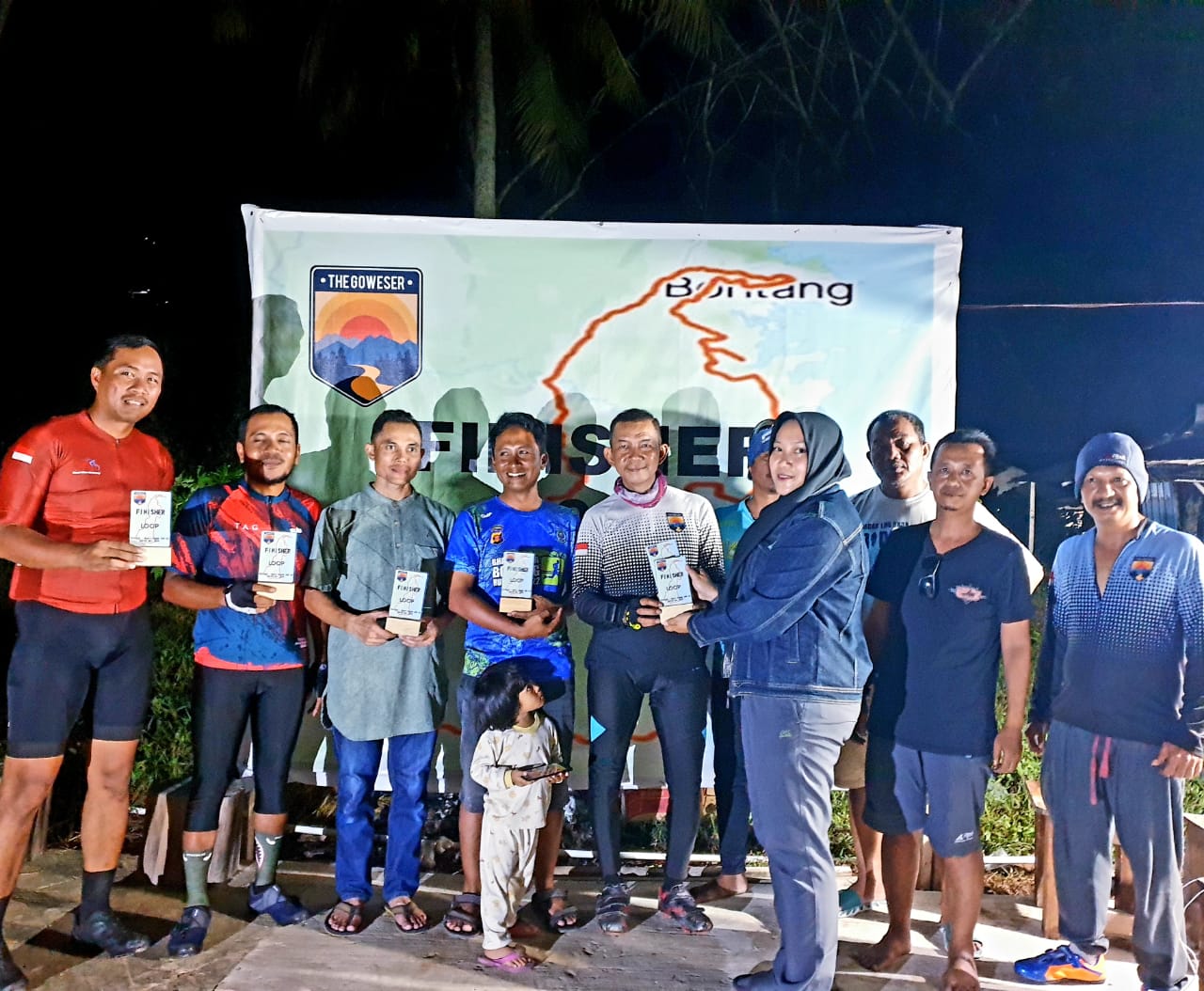 Goweser bontang tempuh 200 km