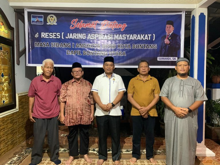 Sumardi Tampung Aspirasi Masyarakat Soal PJU Padam Hingga Jalanan Rusak