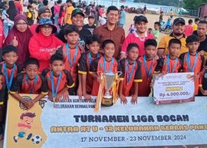 Yassier Tutup Turnamen Liga Bocah U12 di Berbas Pantai