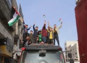 Kegembiraan Warga Palestina saat Gencatan Senjata