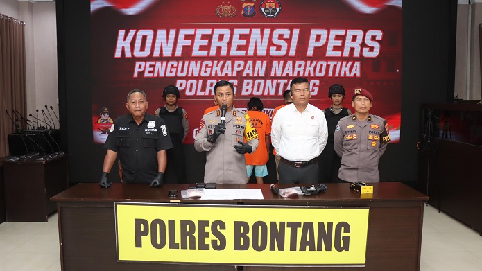 polres bontang ungkap sabu
