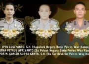 Peristiwa Berdarah! Ini Potret 3 Polisi Gugur saat Gerebek Sabung Ayam di Way Kanan Lampung