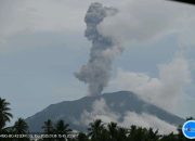 Lagi! Gunung Api Ibu Erupsi, Semburkan Abu Vulkanik 1.200 Meter