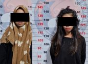 Terlibat Peredaran Sabu Dua Perempuan Dibekuk Satresnarkoba Polres Bontang