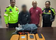 Berantas Narkoba Polisi Berhasil Gagalkan Penyelundupan 4 Kg Ganja di Tol Bakter Lampung