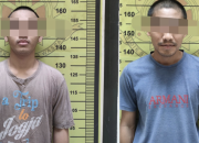 Dua Pelaku Pencuri di Toko Mebel Ditangkap Tim Rajawali Polres Bontang