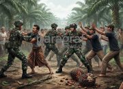 TNI bentrok dengan warga di Jambi