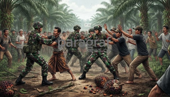 Bentrok di Perkebunan PT SAL: Diduga Dipicu Masalah TBS, Anggota TNI dan SAD Terlibat Adu Kekerasan