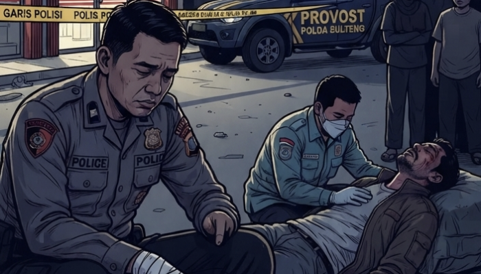 Juru Parkir Tewas Diduga Ditembak Oknum Provost Usai Duel Sengit Pakai Parang