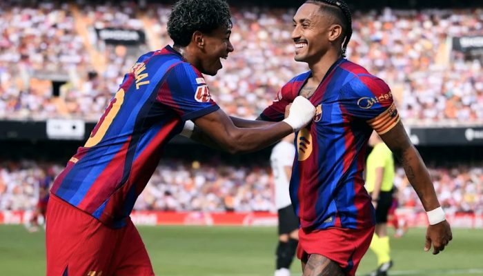 Barcelona Mengamuk di Liga Champions, Feyenoord Dihajar 5-1! Raphinha Jadi Bintang di Camp Nou