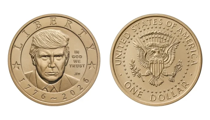 Koin Dolar Baru Bergambar Wajah Donald Trump Resmi Dirilis dan Langsung Ludes
