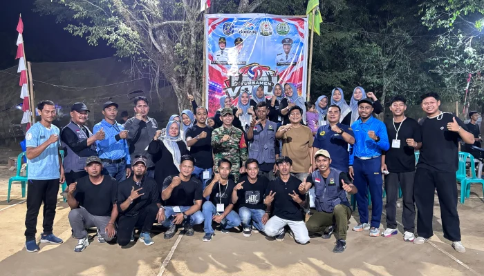 Meriah! 27 Tim Ramaikan Turnamen Voli MERDEKA KMS di Bontang Lestari, Warga Antusias hingga Beri Saweran
