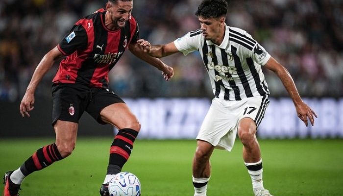 Juventus vs AC Milan Berakhir 1-1, Gatti Selamatkan Bianconeri di Menit Akhir