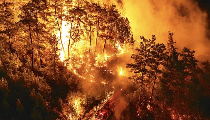 Mengerikan! Kebakaran Besar Melanda Antalya Turki, Ratusan Rumah Dievakuasi dan Jalan Utama Ditutup