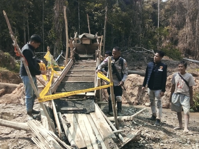 tambang emas ilegal Rantau Layung