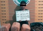 Dijanjikan Upah Rp300 Ribu per Kilogram, Dua Kurir Bawa 23 Kg Ganja Ditangkap di Pasaman