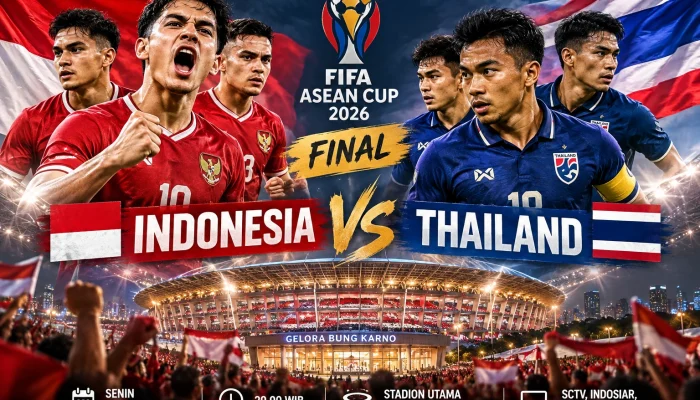 Final FIFA ASEAN Cup 2026: Indonesia vs Thailand, Garuda Bidik Gelar Perdana di GBK