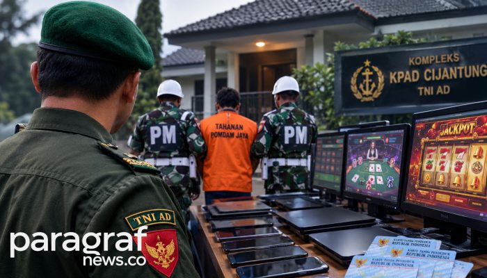 Letkol Arman Jadi Tersangka Kasus Judol di Kompleks TNI, Ditahan Pomdam Jaya