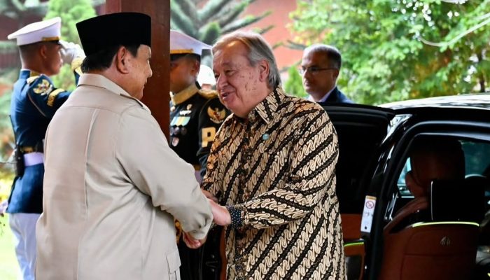 Sekjen PBB Temui Prabowo di Hambalang, Puji Diplomasi Indonesia dan Dukungan untuk Palestina