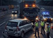 Ganti Ban di Tol Jogja-Solo, Pasutri Asal Jakarta Tewas Ditabrak Truk