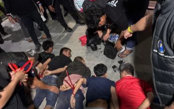 Operasi Narkoba di Palu Memanas, 40 Orang Diamankan, Kendaraan Polisi Dilempari Batu!